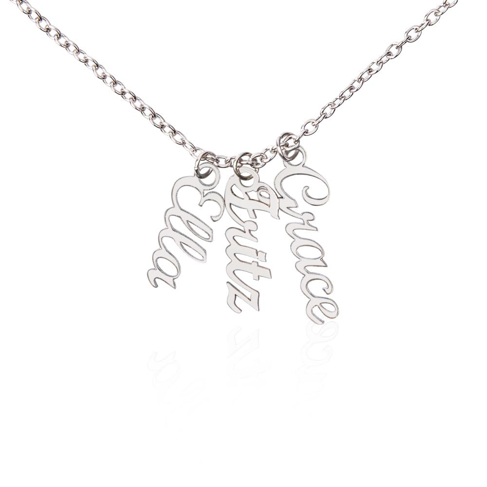 To an Amazing Mom - Custom Name Nekclace