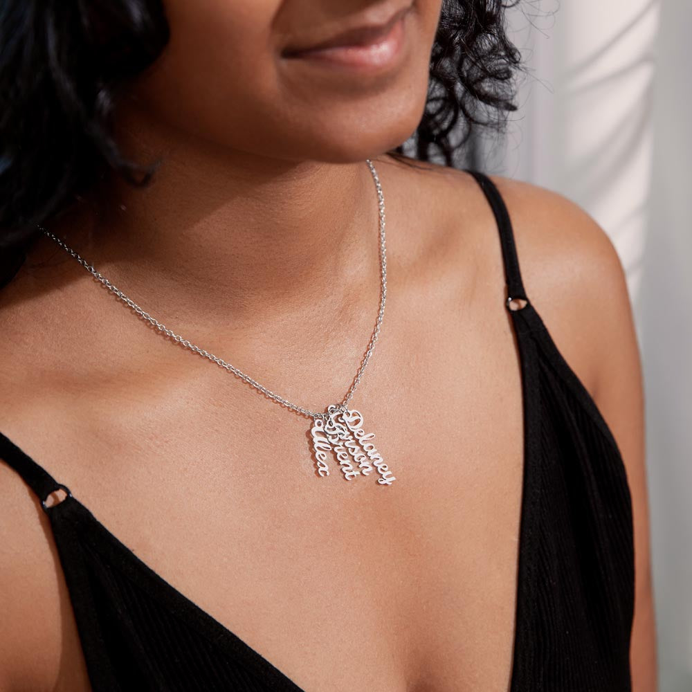 To an Amazing Mom - Custom Name Nekclace