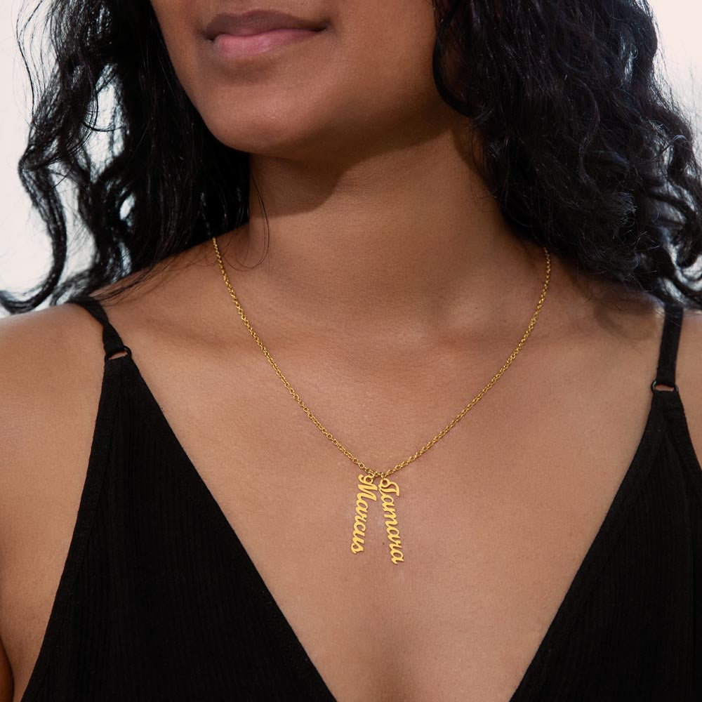 To an Amazing Mom - Custom Name Nekclace