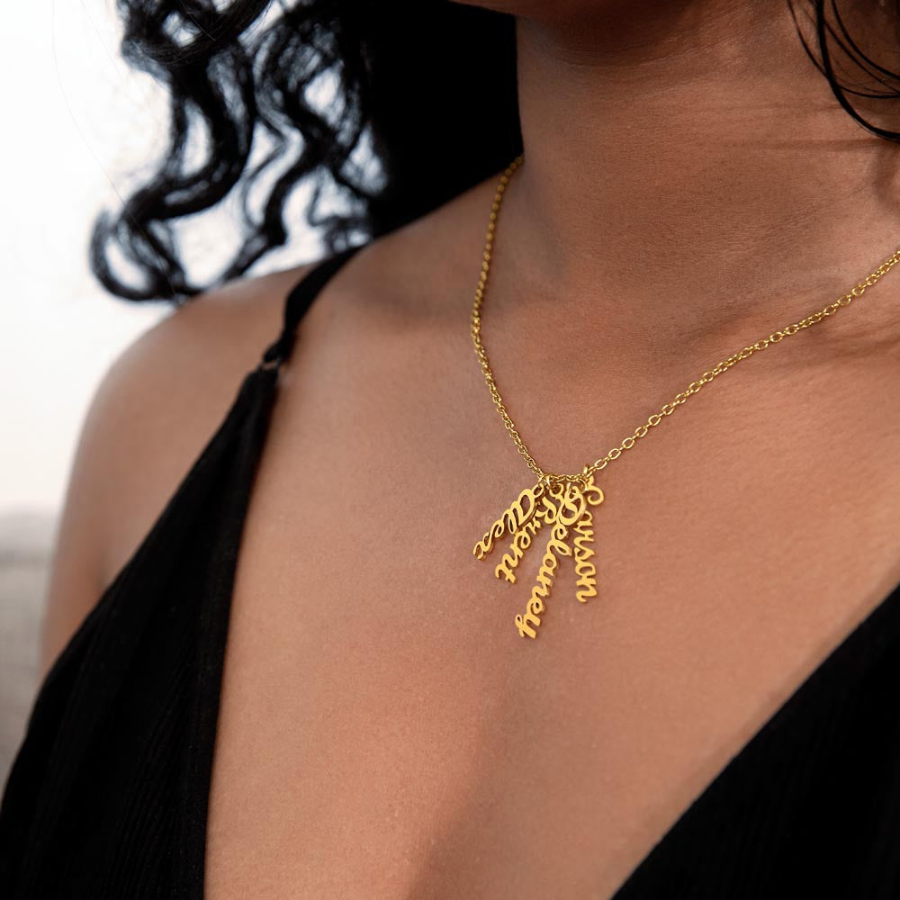 To an Amazing Mom - Custom Name Nekclace